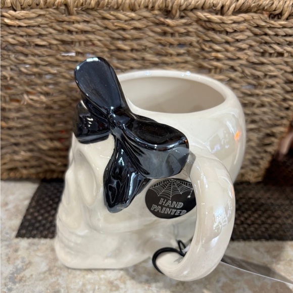 Skeleton mug black bow - Picture 2 of 2